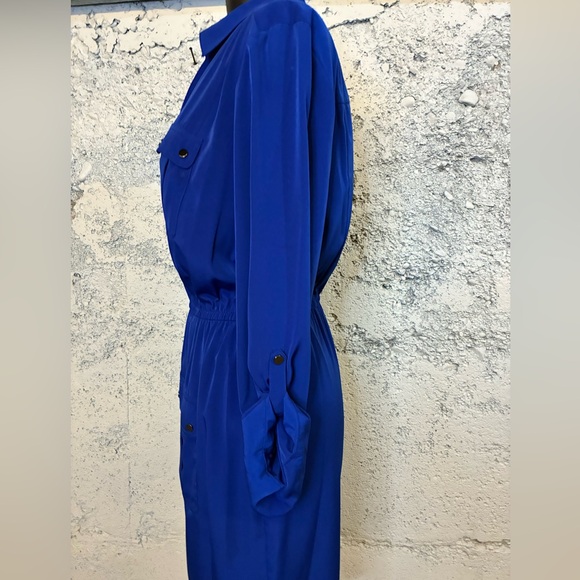 Vibrant Blue Long-Sleeve Alfani Dress - Picture 4 of 6